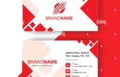 Business Card Template Free Download Stock Vector Image U0026 Art Alamy