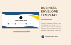 Business Envelope Template In Word Google Docs Apple Pages Download Template