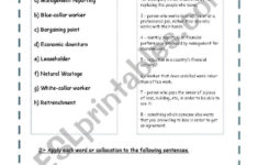 Business Vocabulary ESL Worksheet By ARaquelSP