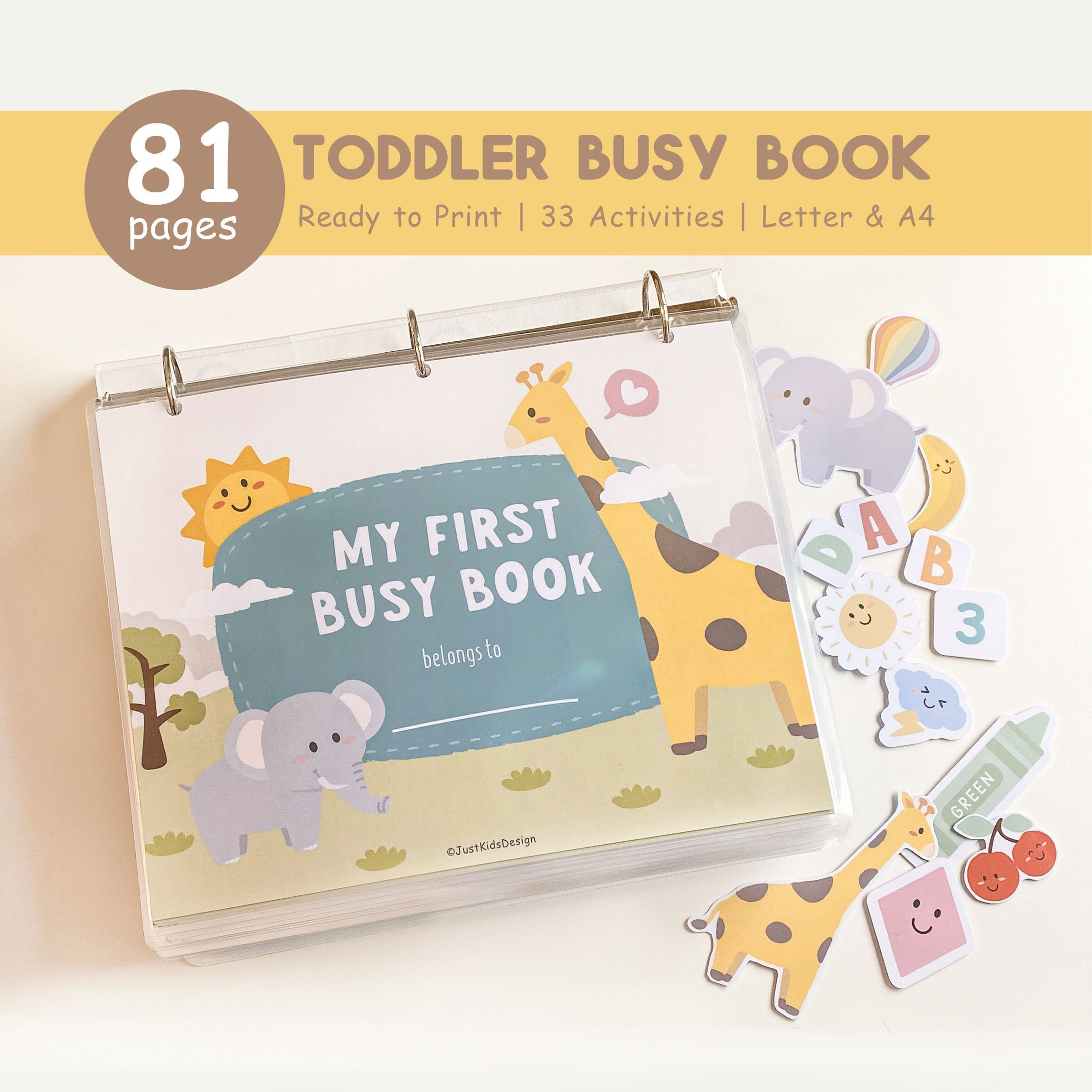 Free Preschool Busy Book Printables