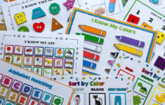 Busy Book Printable Worksheets Set Matching Activities Toddler Learning Binder Abc Alphabet Numbers Shapes Colors Preschool Etsy