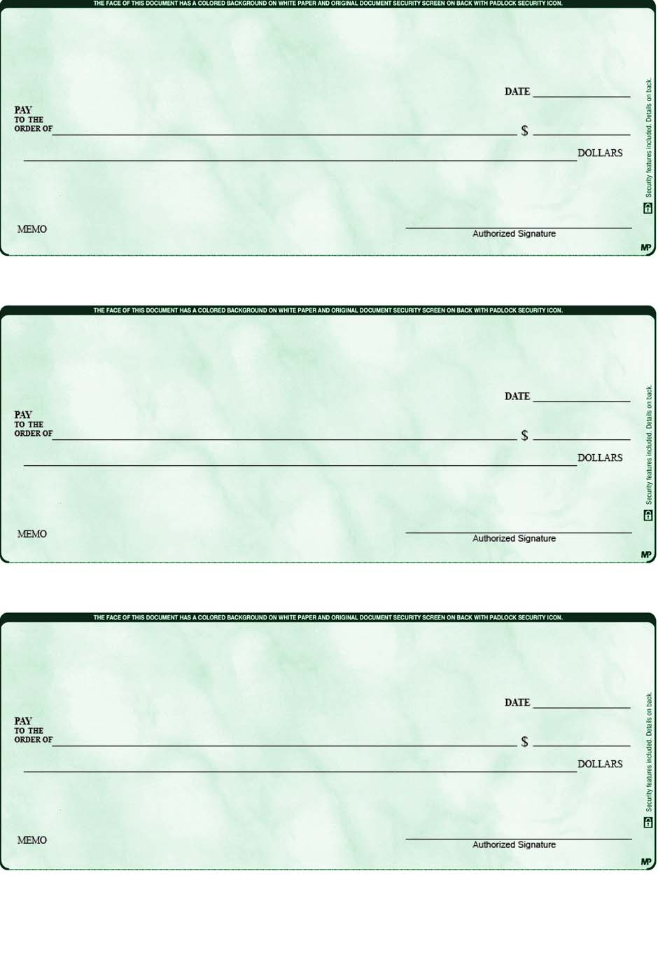Printable Business Checks For Quickbooks
