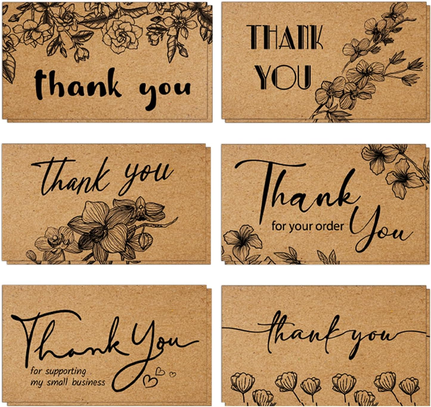 Thank You Card For Business Printable
