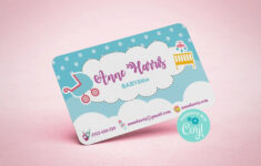 Catchy Babysitting Business Card Cute Babysitting Business Card Download PRINTABLE Business Card For Babysitting Services Etsy