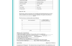 Cleaning Business Forms 11 Free PDF Printables Printablee