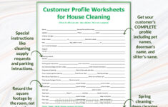Cleaning Business Forms EDITABLE Professional Housecleaning Printables MS Word Doc Canva Template Residential Cleaning PDF Downloads Etsy