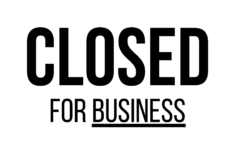 Closed For Business Sign Printable Templates Free PDF Downloads