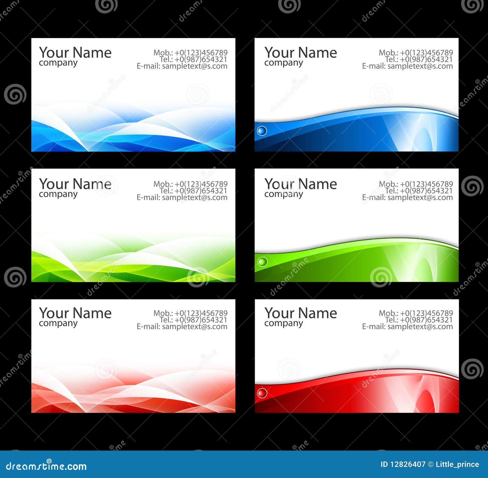 Corporate Business Cards Bundle Templates Retailers Design