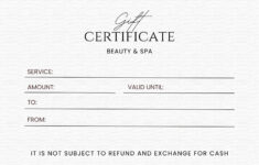 Custom Gift Certificates Printable Gift Cards Canva