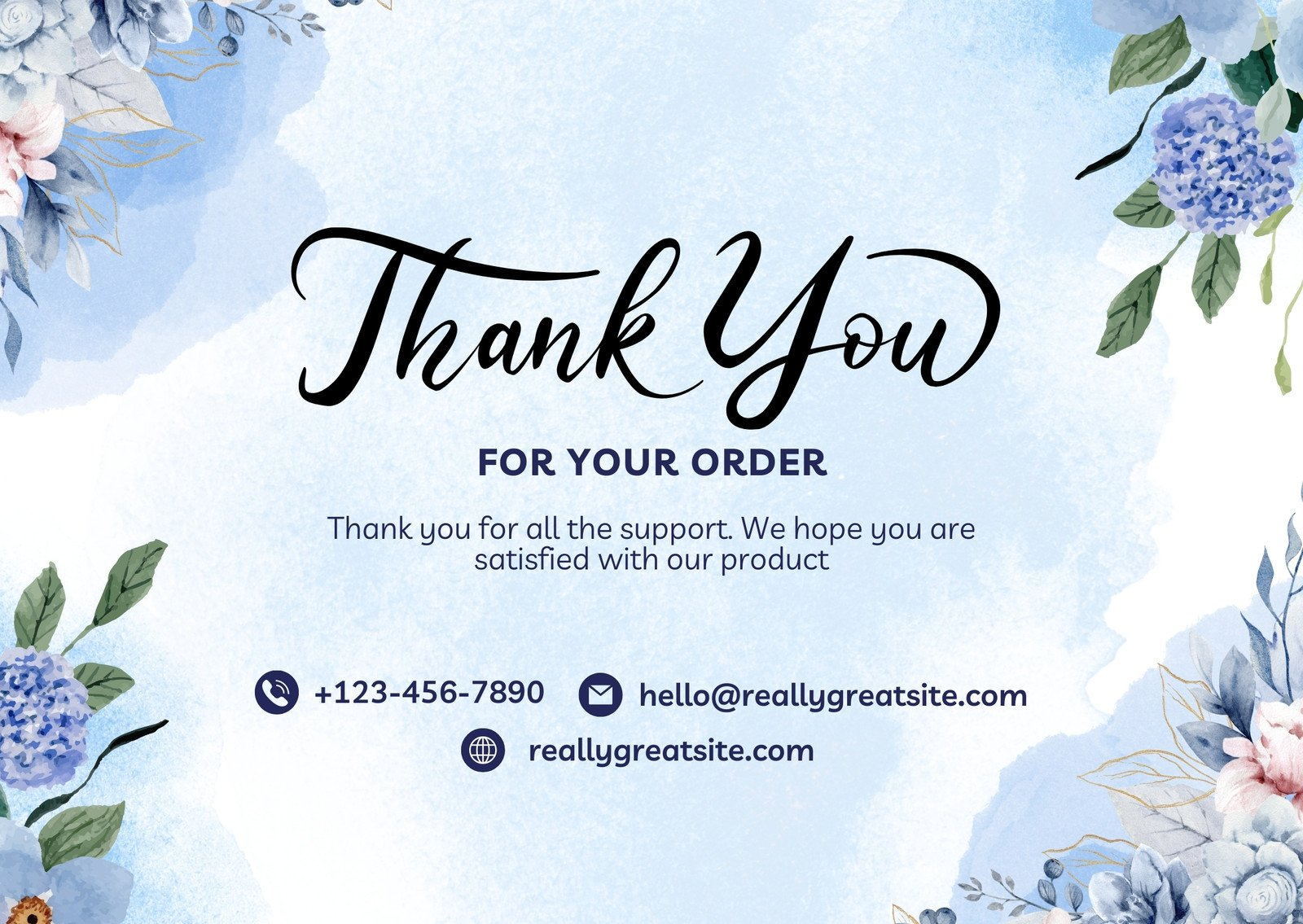 Free Printable Business Thank You Cards