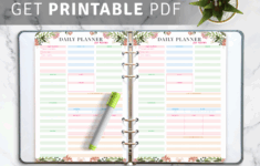 Daily Planner For Moms PDF Organize Tasks Kids Self Care