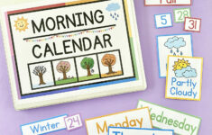 DIY Calendar Busy Book Crafting Cheerfully