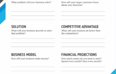 Easy To Use One Page Business Plan Template Monday Blog