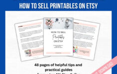 ETSY SELLER GUIDE How To Sell Digital Products On Etsy How To Open An Etsy Shop Sell Printables On Etsy 40 Free Listings Sellers Ebook Etsy
