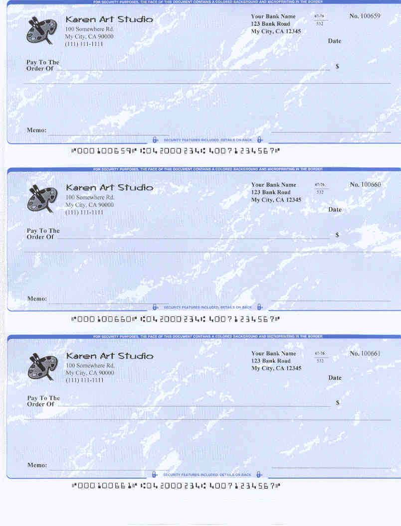 Printable Checks For Business