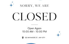 Free And Customizable Closed Templates