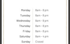 Free And Customizable Opening Hour Templates Canva