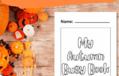 Free Autumn Busy Book Printable Sticky Mud Belly Laughs