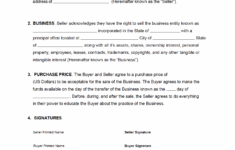 Free Business Bill Of Sale Form PDF Word