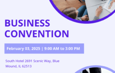 Free Business Invitation Templates Editable And Printable