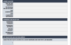 Free Business Plan Templates For Word Smartsheet