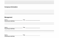 Free Business Plan Templates PDF Word Fill Online