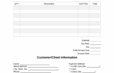 Free Business Receipt Template PDF Word EForms