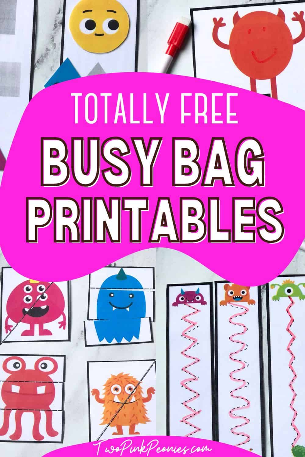Free Printable Busy Bag Printables