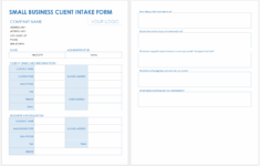 Free Client Intake Templates And Forms Smartsheet