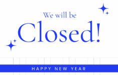 Free Closed For New Year Sign Template To Edit Online