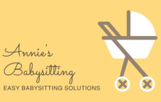 Free Custom Printable Babysitting Business Cards Canva