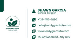 Free Custom Printable Medical Business Cards Canva