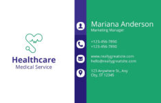 Free Custom Printable Medical Business Cards Canva