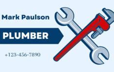 Free Custom Printable Plumbing Business Card Templates Canva