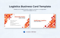 Free Editable Business Card Templates In Word To Download