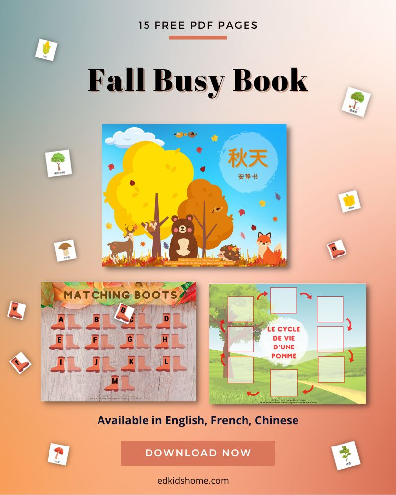 Free Toddler Busy Book Printables