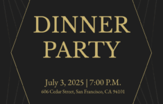 Free Formal Invitation Templates Editable And Printable