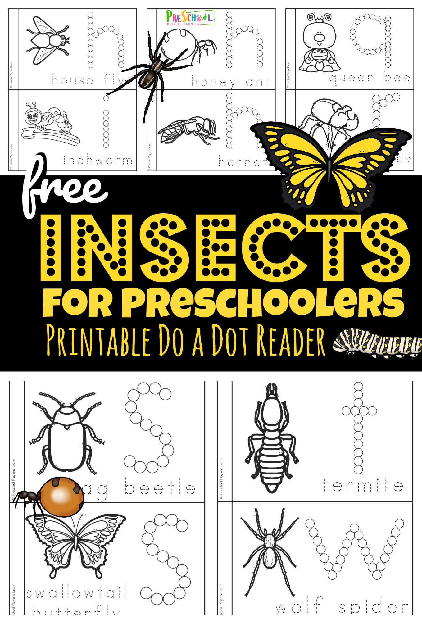 Busy Little Bugs Free Printables