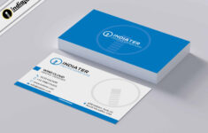 Free Online Business Card PSD Template Indiater