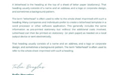 Free Printable Business Letterhead Templates To Customize Canva