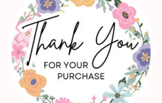 Free Printable Business Thank You Stickers Canva