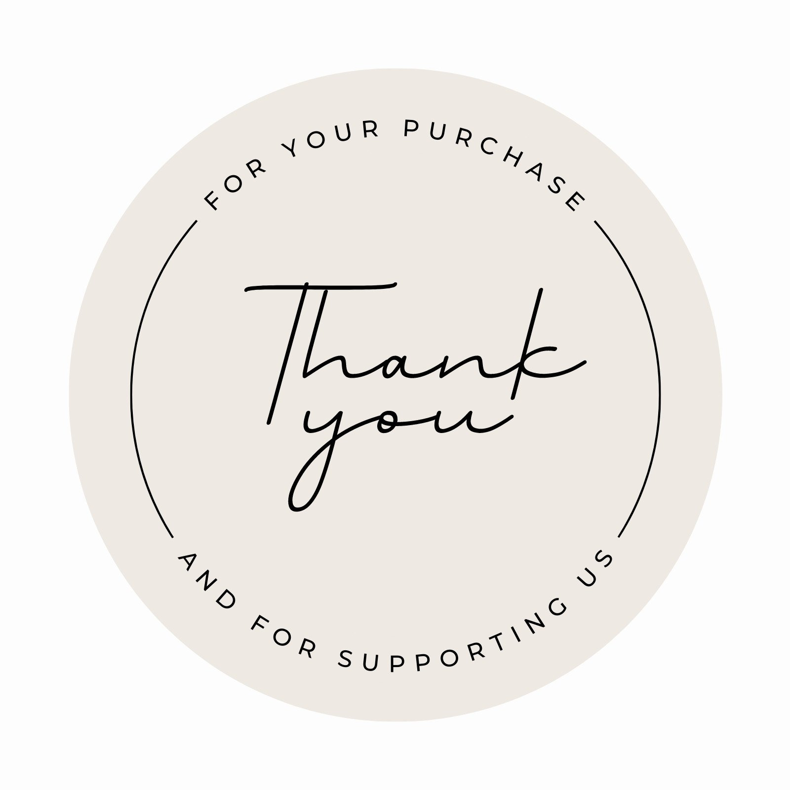 Thank You Stickers For Business Printable