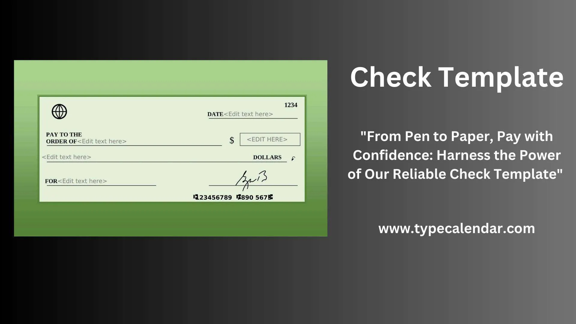 Free Printable Business Checks