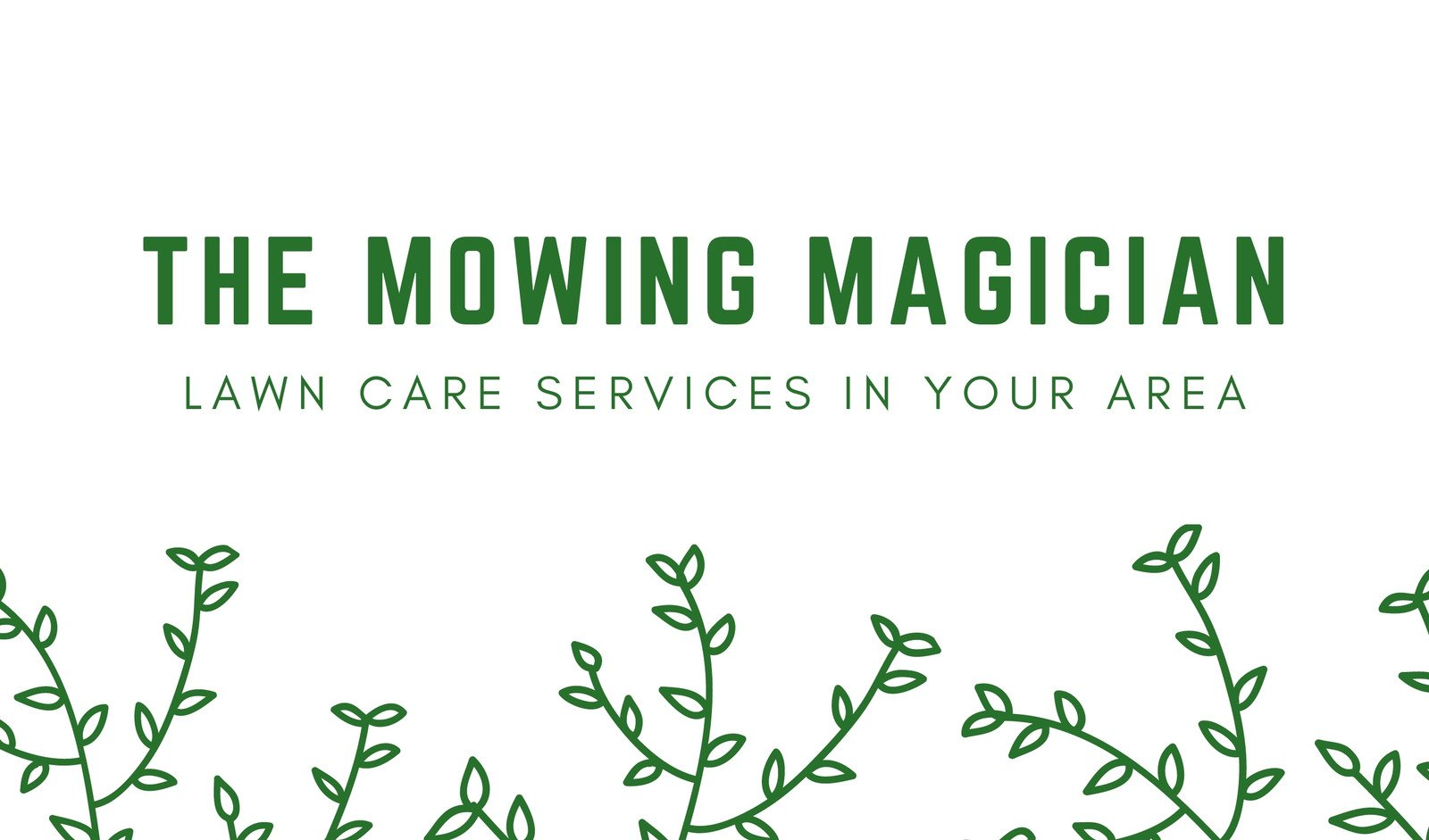 Free Printable Custom Landscaping Business Cards Canva