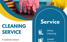 Free Printable Customizable Cleaning Flyer Templates Canva