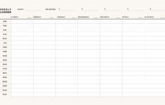 Free Printable Customizable Weekly Calendar Templates Canva