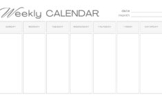 Free Printable Customizable Weekly Calendar Templates Canva