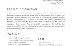 Free Printable Editable Proposal Templates For Work Or School Canva