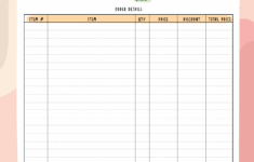 FREE Printable Purchase Order Template World Of Printables