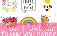 Free Printable Thank You Cards